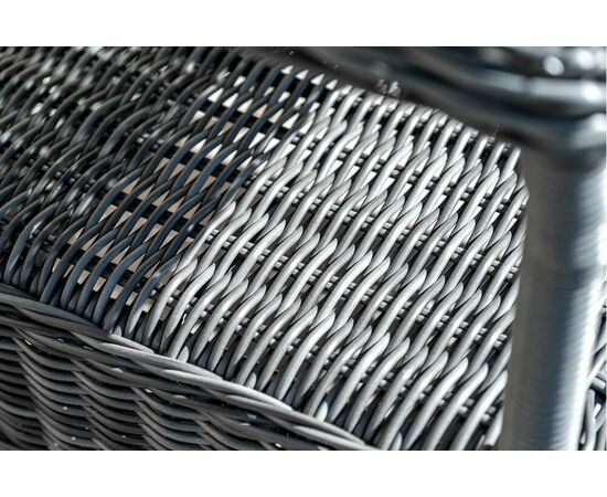 "Толедо" лаунж-зона из искусственного ротанга, цвет графит, изображение 8 | Интернет магазин мебели и декора LifeDekor