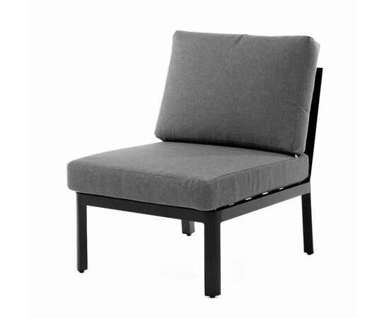 "Париж" модуль диванный алюминиевый центральный, цвет серый | Интернет магазин мебели и декора LifeDekor