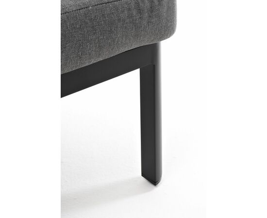 "Париж" модуль диванный алюминиевый центральный, цвет серый, изображение 6 | Интернет магазин мебели и декора LifeDekor