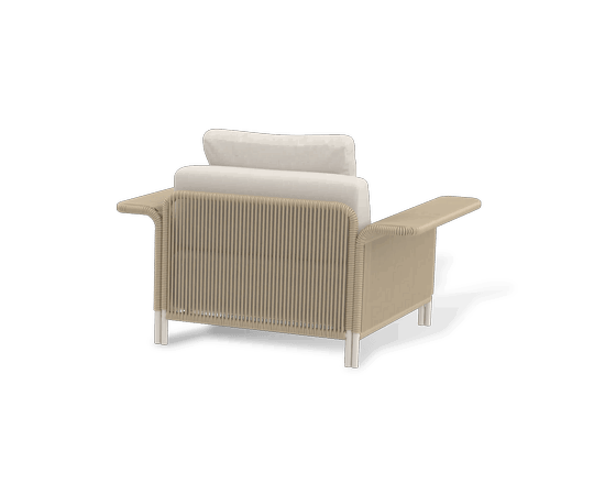 "Мальдивы" лаунж-зона из искусственного ротанга, цвет соломенный, изображение 26 | Интернет магазин мебели и декора LifeDekor