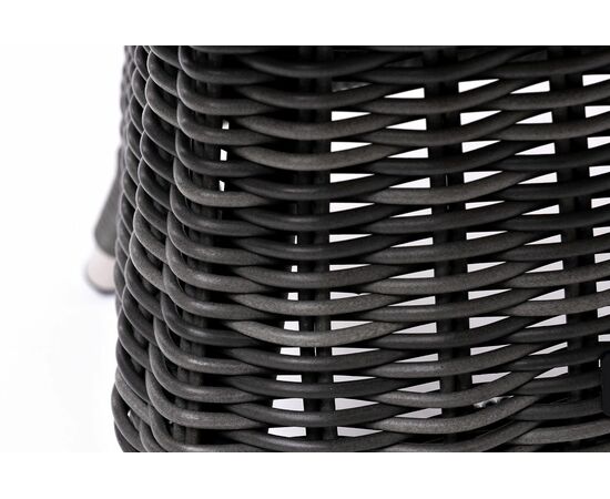 "Равенна" кофейный стол из искусственного ротанга, цвет графит, изображение 4 | Интернет магазин мебели и декора LifeDekor