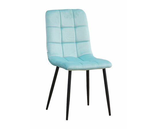 Стул LUCAS велюр тиффани, каркас круглый черный | Интернет магазин мебели и декора LifeDekor