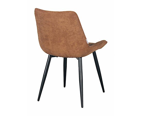 Стул RICHARD вельвет мокко, каркас черный, изображение 3 | Интернет магазин мебели и декора LifeDekor