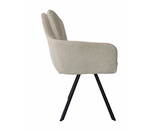 Стул JEROME 360 беджевый, изображение 3 | Интернет магазин мебели и декора LifeDekor