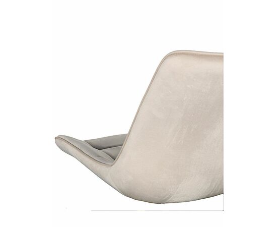 Стул RICHARD велюр бежевый, каркас шампань, изображение 3 | Интернет магазин мебели и декора LifeDekor