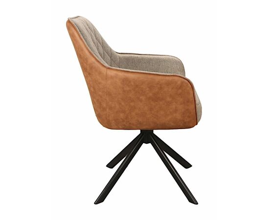 Стул NICOLETTA 180 серо-коричневый, изображение 2 | Интернет магазин мебели и декора LifeDekor