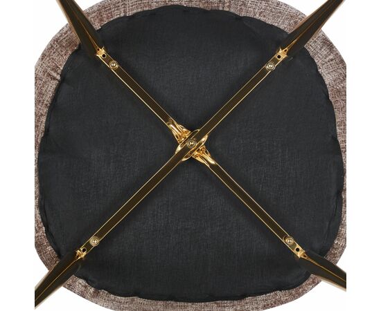 Стул VIENNA коричневый велюр, каркас золото, изображение 6 | Интернет магазин мебели и декора LifeDekor