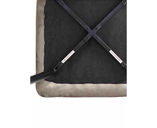 Стул CHILE велюр мокко, каркас черный, изображение 3 | Интернет магазин мебели и декора LifeDekor