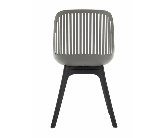 Стул пластиковый GRACE серый / ноги черные, изображение 2 | Интернет магазин мебели и декора LifeDekor