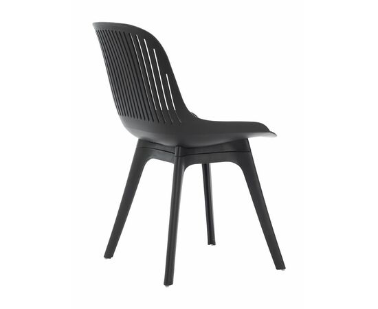 Стул пластиковый GRACE черный / ноги черные, изображение 6 | Интернет магазин мебели и декора LifeDekor