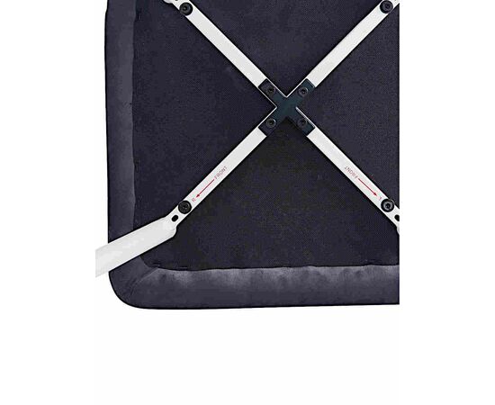 Стул CHILE велюр темно-серый, каркас белый, изображение 5 | Интернет магазин мебели и декора LifeDekor