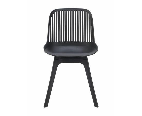 Стул пластиковый GRACE черный / ноги черные, изображение 4 | Интернет магазин мебели и декора LifeDekor