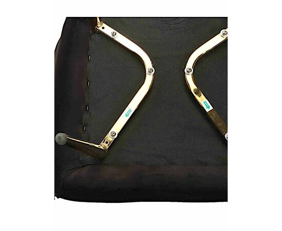 Стул GRATTA велюр черный, каркас золото, изображение 8 | Интернет магазин мебели и декора LifeDekor