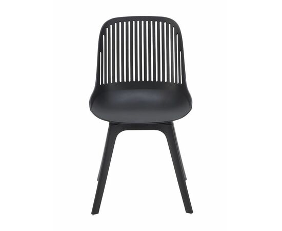 Стул пластиковый GRACE черный / ноги черные, изображение 3 | Интернет магазин мебели и декора LifeDekor