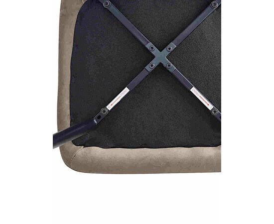 Стул BIANCA велюр мокко, каркас черный, изображение 6 | Интернет магазин мебели и декора LifeDekor