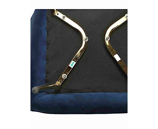 Стул CATALINA велюр синий, каркас золото, изображение 8 | Интернет магазин мебели и декора LifeDekor