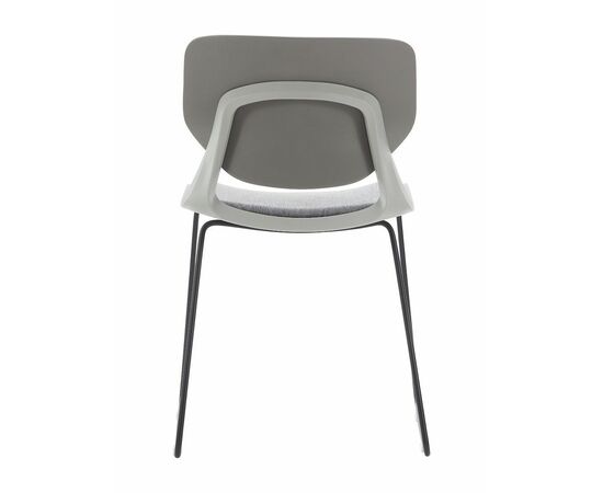 Стул пластиковый ESKIN серый, изображение 2 | Интернет магазин мебели и декора LifeDekor