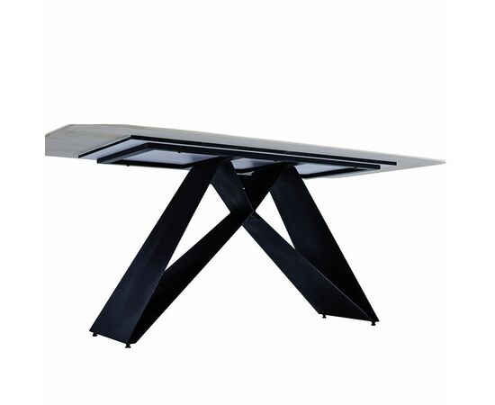 Стол керамический PLATON Patek Philippe 180*90*76, каркас черный, изображение 6 | Интернет магазин мебели и декора LifeDekor