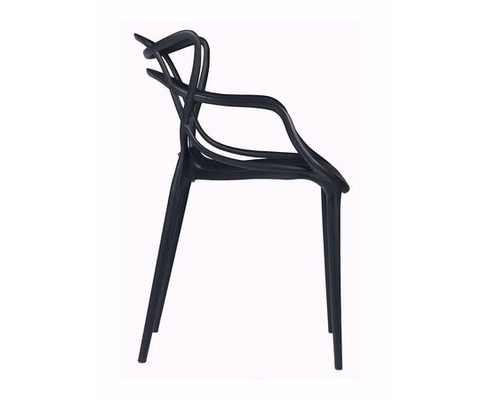 Стул пластиковый MASTERS LUX черный, изображение 4 | Интернет магазин мебели и декора LifeDekor