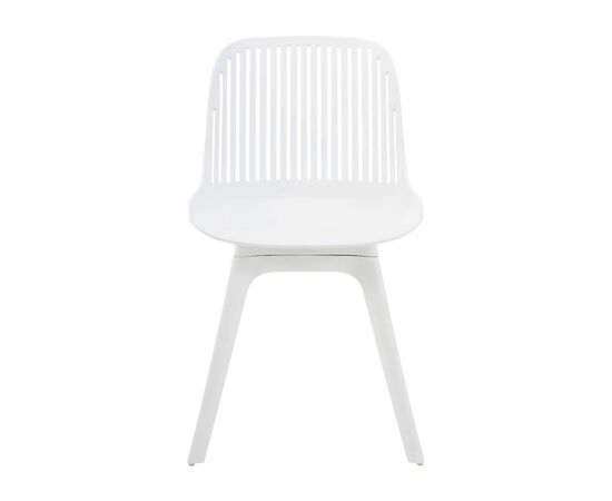 Стул пластиковый GRACE белый / ноги белые, изображение 6 | Интернет магазин мебели и декора LifeDekor