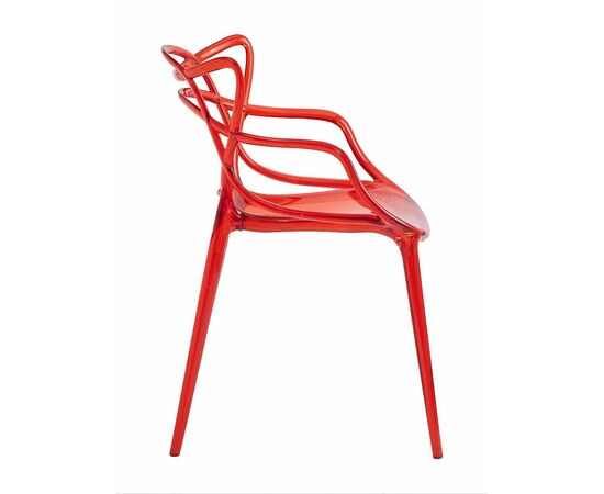 Стул пластиковый MASTERS LUX красный, изображение 4 | Интернет магазин мебели и декора LifeDekor
