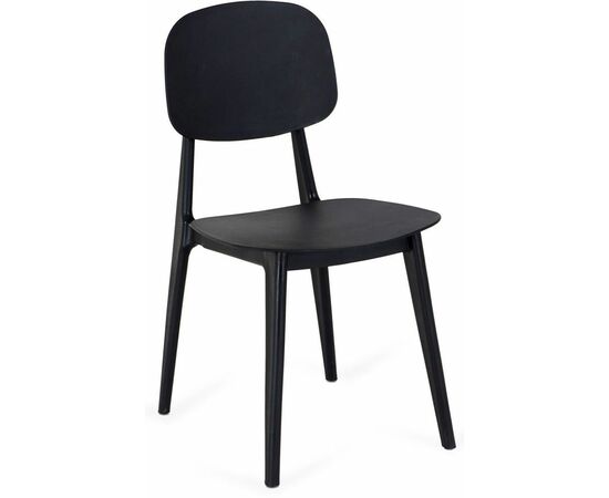 Стул пластковый ESSEN черный | Интернет магазин мебели и декора LifeDekor
