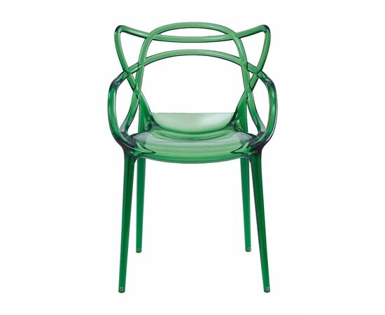Стул пластиковый MASTERS LUX зеленый, изображение 3 | Интернет магазин мебели и декора LifeDekor