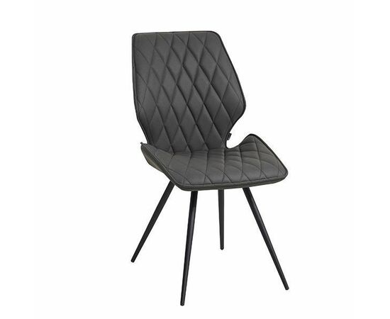 Стул OSTIN велюр шоколад, каркас круглый черный | Интернет магазин мебели и декора LifeDekor