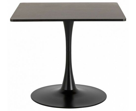 Стол керамический ARIEL-3K SQT-3K мрамор серый 90*90, каркас черный, изображение 2 | Интернет магазин мебели и декора LifeDekor