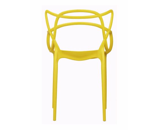 Стул пластиковый MASTERS желтый, изображение 7 | Интернет магазин мебели и декора LifeDekor