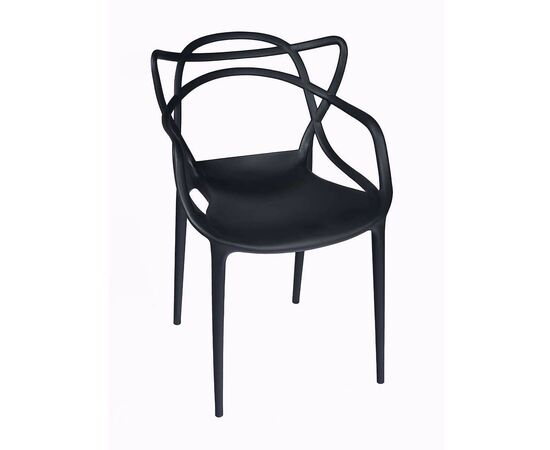 Стул пластиковый MASTERS LUX черный, изображение 2 | Интернет магазин мебели и декора LifeDekor