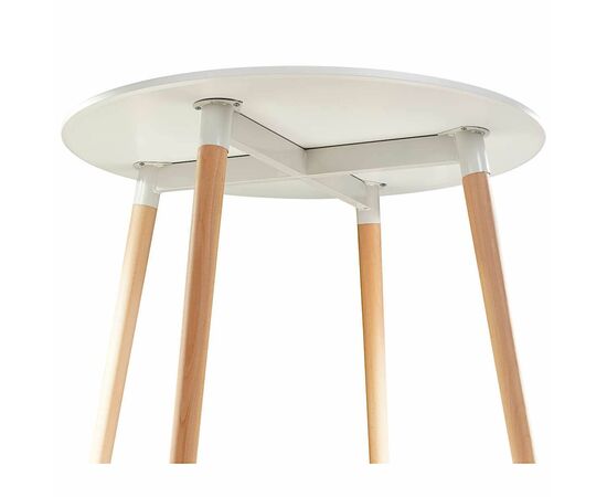 Стол TETIS D90 белый, изображение 4 | Интернет магазин мебели и декора LifeDekor