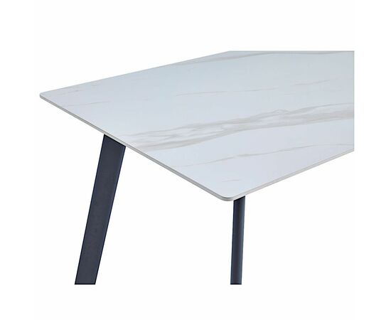 Стол керамический MISTRAL Kass gold 180*90*75, каркас черный, изображение 8 | Интернет магазин мебели и декора LifeDekor