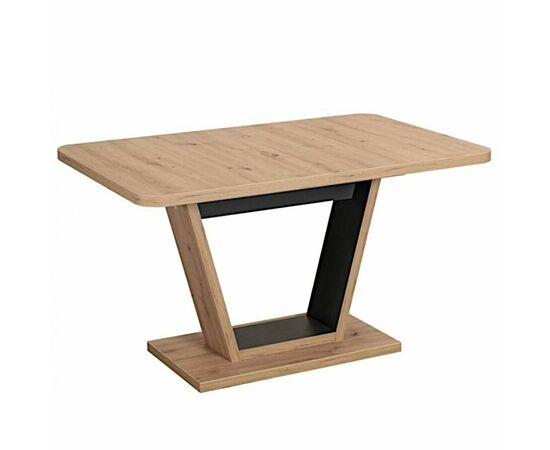 Стол VEKTOR M дуб вотан, каркас графит, изображение 2 | Интернет магазин мебели и декора LifeDekor