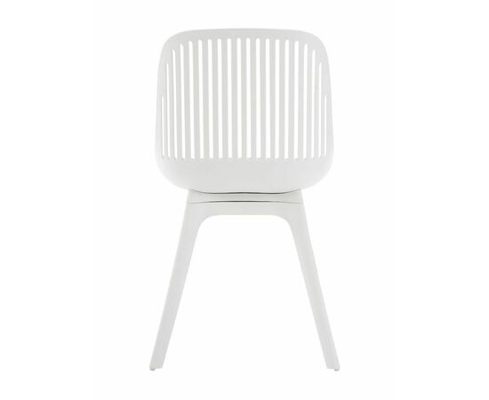 Стул пластиковый GRACE белый / ноги белые, изображение 2 | Интернет магазин мебели и декора LifeDekor