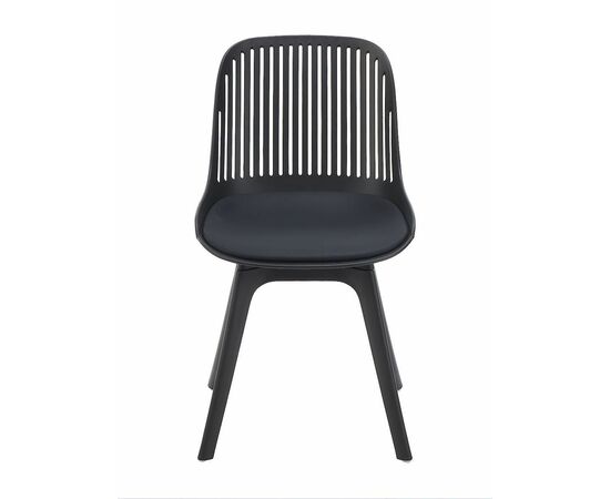 Стул пластиковый GRACE SOFT черный / ноги черные, изображение 3 | Интернет магазин мебели и декора LifeDekor