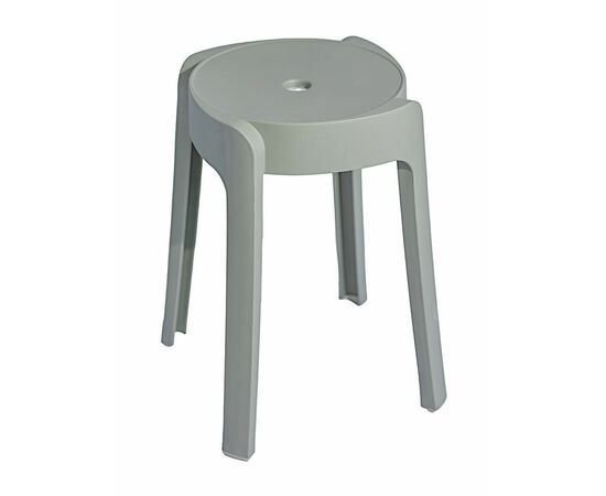 Табурет пластиковый MOTI серый | Интернет магазин мебели и декора LifeDekor