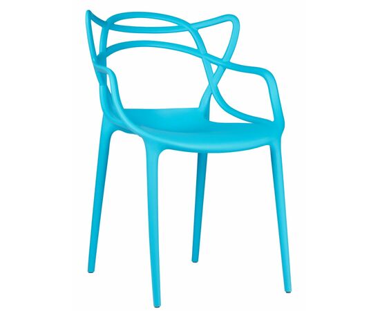 Стул пластиковый MASTERS синий | Интернет магазин мебели и декора LifeDekor