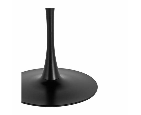 Стол керамический ARIEL-3K SQT-3K мрамор серый 90*90, каркас черный, изображение 3 | Интернет магазин мебели и декора LifeDekor