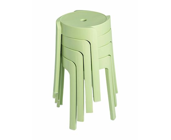 Табурет пластиковый MOTI салатовый, изображение 5 | Интернет магазин мебели и декора LifeDekor