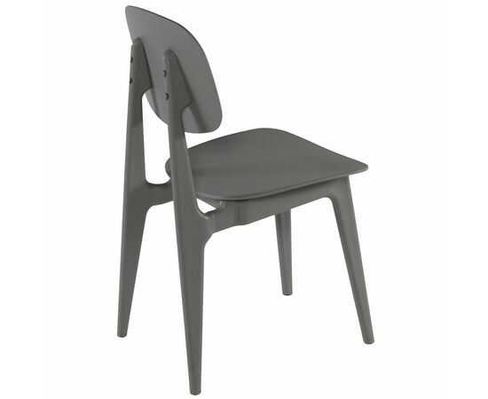 Стул пластковый ESSEN серый, изображение 2 | Интернет магазин мебели и декора LifeDekor