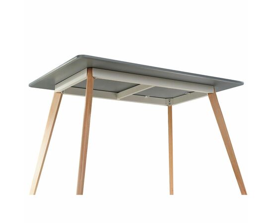 Стол FRANKFURT 120*80 серый, изображение 5 | Интернет магазин мебели и декора LifeDekor