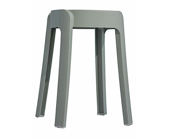 Табурет пластиковый MOTI серый, изображение 2 | Интернет магазин мебели и декора LifeDekor