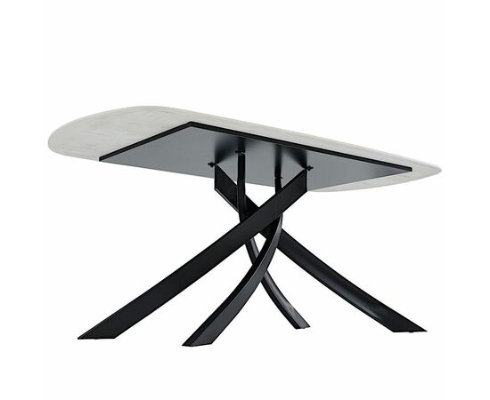 Стол керамический SANTANA Patek Philippe 180/90*76, каркас черный, изображение 8 | Интернет магазин мебели и декора LifeDekor