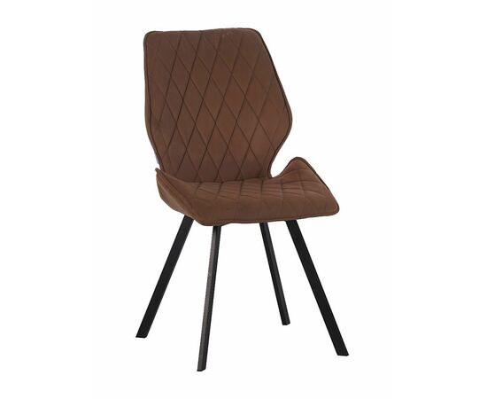 Стул OSTIN велюр золотой, каркас квадрат черный | Интернет магазин мебели и декора LifeDekor