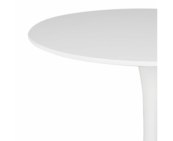 Стол TULIP D90 белый, каркас белый, изображение 7 | Интернет магазин мебели и декора LifeDekor
