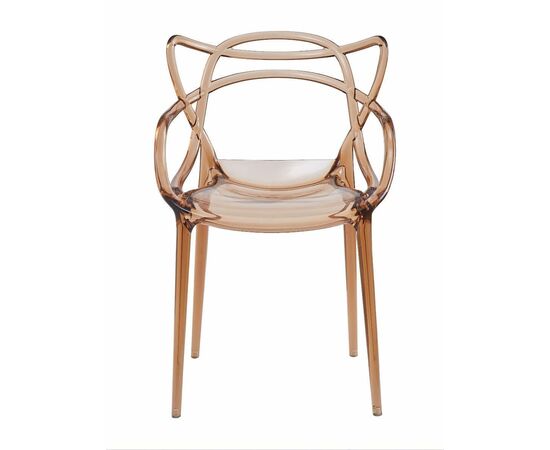 Стул пластиковый MASTERS LUX оранжевый, изображение 3 | Интернет магазин мебели и декора LifeDekor