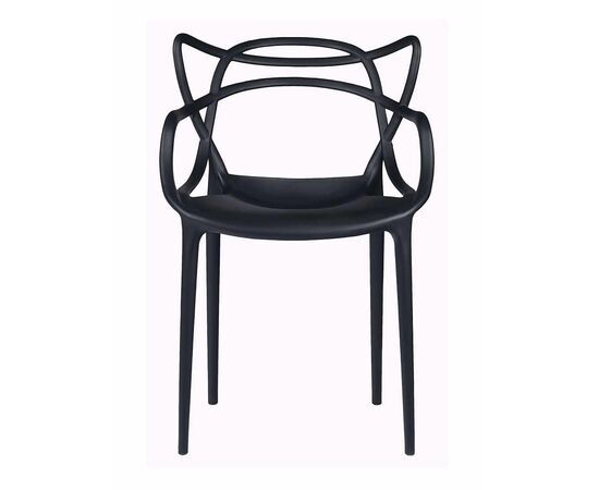 Стул пластиковый MASTERS LUX черный, изображение 3 | Интернет магазин мебели и декора LifeDekor