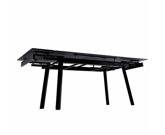 Стол керамический TORONTO Shashi black 140-200/90*76, каркас черный, изображение 10 | Интернет магазин мебели и декора LifeDekor