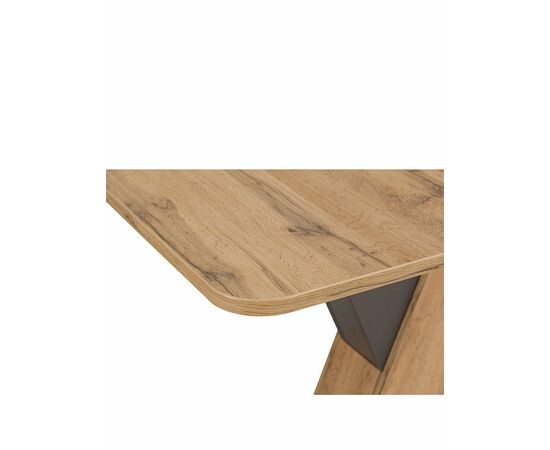 Стол BRIDGE 120-160/80 дуб вотан, каркас Вольфрам, изображение 5 | Интернет магазин мебели и декора LifeDekor